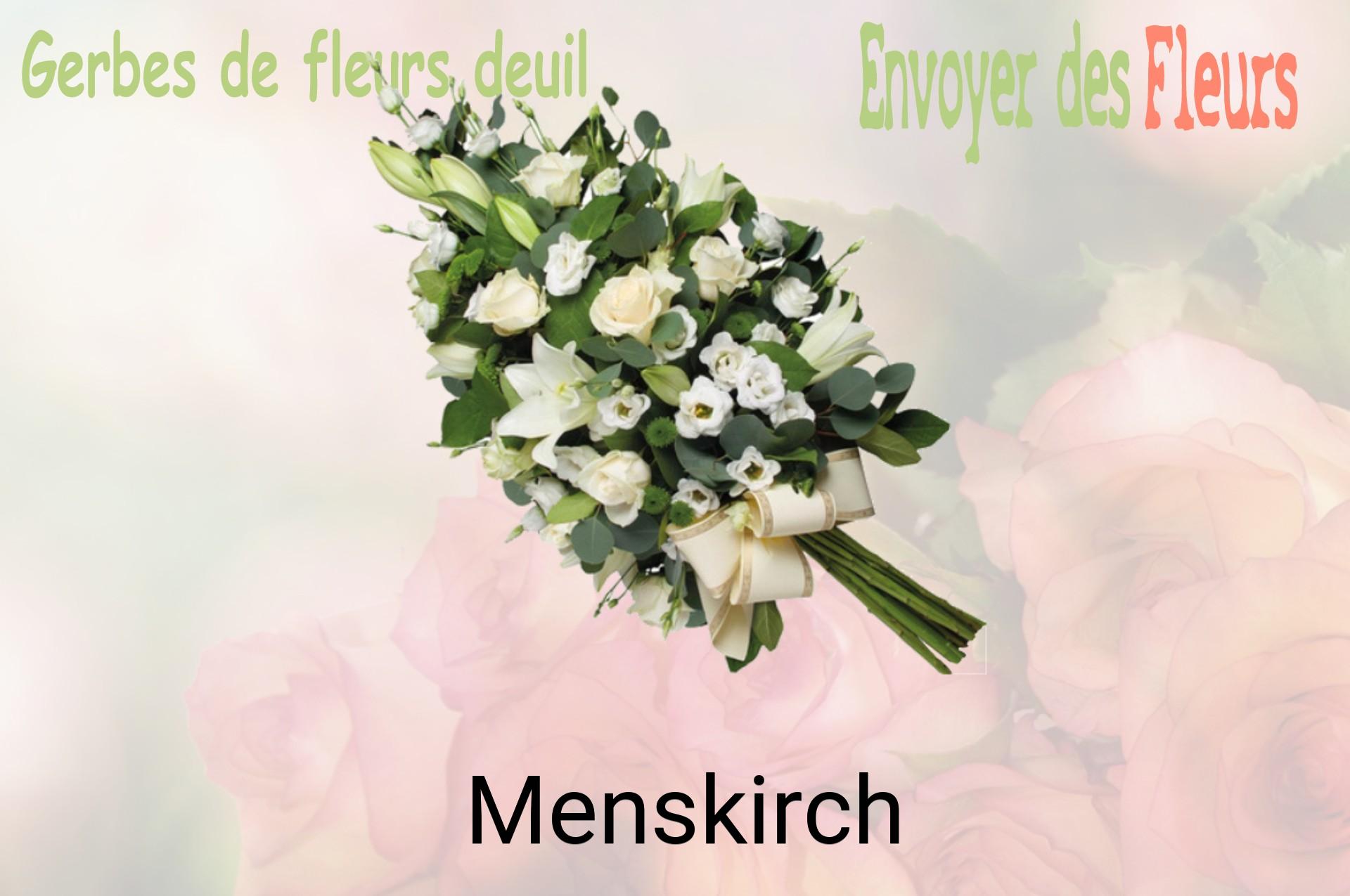 Gerbe de fleurs de deuil livrée à Menskirch